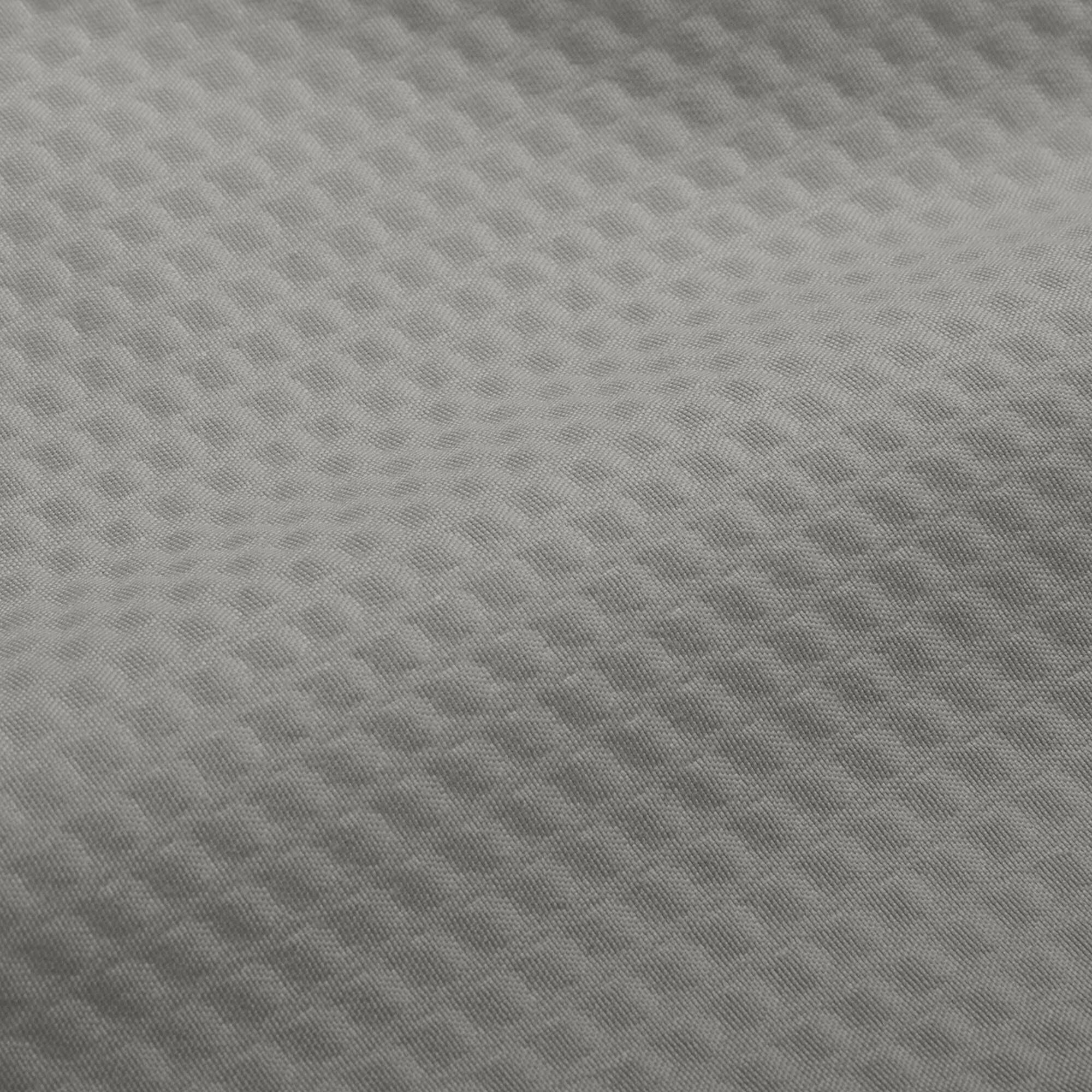 Bath Bliss Heather Gray Microfiber Soft Touch Shower Diamond Design Curtain Liner